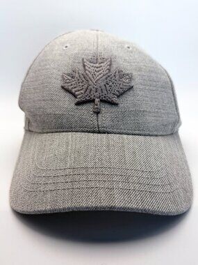 Roots Canada Heather Grey Maple Leaf Snapback Hat - OSFA